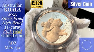 🪙 Australian Koala 2023 5oz Silver Proof Coin Review Rarity Unveiled 🐨  Numismatic Insights 📈 [upl. by Bullis]