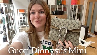 Gucci Dionysus Mini Bag Review [upl. by Rundgren]