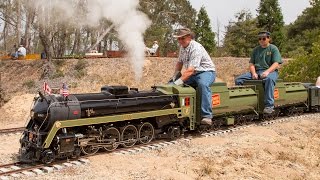 Firing up and running the Canadian National 6060 482 live steam locomotive [upl. by Eiramanel30]