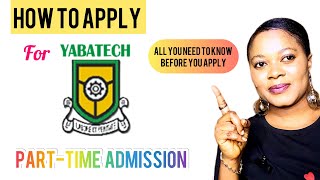 How to apply for Yabatech AdmissionNew method of Applicationadmission process [upl. by Eydie]