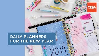 Daily Planners for the New Year  Hobby Lobby® [upl. by Hsoj]