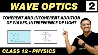 Wave Optics 02  Coherent and Incoherent Addition of Waves  Class 12 NCERT [upl. by Notnert]