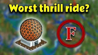 RCT2 Thrill Rides Tier List [upl. by Akcirret]