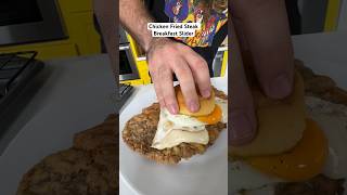 Turning Chicken Fried Steak Into A Breakfast Slider [upl. by Hadihsar]