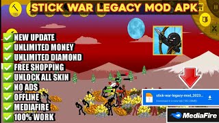 WOW Stick War Legacy MOD APK v20235639 TERBARU 2024 UNLIMITED GEMS amp GOLD [upl. by Akemehc]