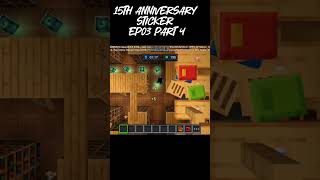 Minecraft 15th anniversary map EP03 PART 4 minecraft minecraftmeme [upl. by Yatnahs]