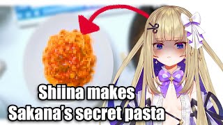 Shiina Makes Sakanas Secret Pasta [upl. by Seafowl]