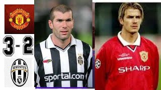 Manchester United 3 x 2 Juventus Zidane Beckham ●UCL 19971998 Extended Goals amp Highlights HD [upl. by Foulk]