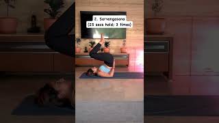 Yoga for Tailbone pain shorts fitness [upl. by Horgan]