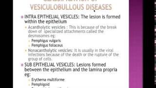 Vesiculobullous disorders of skin [upl. by Leah]