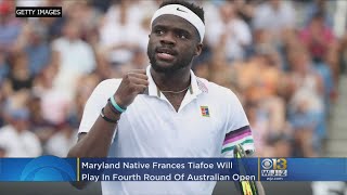 Local Tennis Star Frances Tiafoe Advances In Australian Open [upl. by Nanreik]