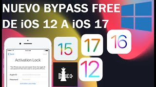 ¡HAZLO YA JailBreak y iCloud Bypass Gratis para iOS 12 a iOS 17 en Windows 🚀 [upl. by Abbotsen]