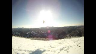 Snowkite freestylefreeride Gaspésie 2 [upl. by Araldo]