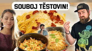 RECEPTY Z JEDNOHO HRNCE 🍲 vs klasické CARBONARA 🍝  3 recepty v 1 videu [upl. by Aihsined]