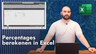 Percentages berekenen in Excel  Gosse legt uit  Mica IT [upl. by Pierette]