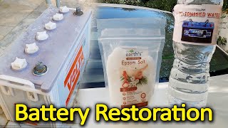 How to Restore Battery with Epsom Salt [upl. by Ahsimat]