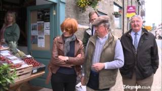 Hay Festival 2012 greengrocer explains to Mary Portas that supermarket would finish them [upl. by Landel]