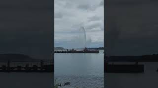 Erstes Schlutuper Hafenfest 1372024 Feuerwehrschiff Lübeck Hafen fest Wasserfontänen Show [upl. by Stryker]