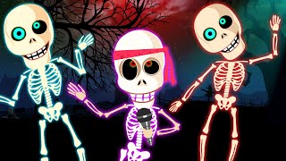 Enjoy Skeleton Finger Family Song This Halloween  Many More Spooky Scary Nursery Rhymes [upl. by Ylremik]