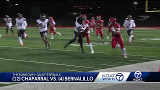 HS Football Playoffs Chaparral vs Bernalillo [upl. by Atnek]