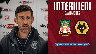 INTERVIEW  David Jones after Wolves U21s [upl. by Anivad598]