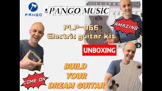 Pango Music PLP066 Guitar Kit Building1 Unboxing [upl. by Noami]