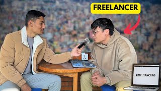 Asking Youths How They Make Money Online in Nepal [upl. by Myk910]