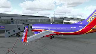 Southwest 737 Departs Buffalo Niagara  FlyTampa [upl. by Aritak]