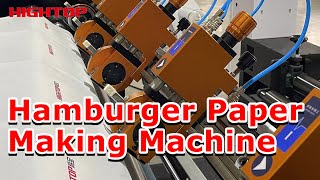 Nonstop Rotary Blade Sheeter Hamburger Paper Making Machinepapermachine papercutting [upl. by Anil258]