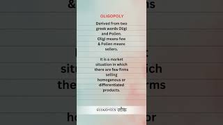 oligopoly economics class11economics microeconomics shorts economicsnotes [upl. by Mahan525]