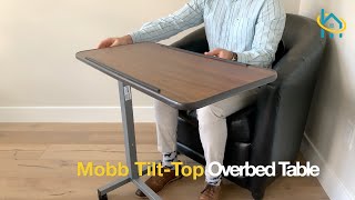 Mobb TiltTop Overbed Table Assembly amp Demonstration [upl. by Sperry262]