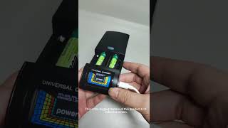 1 2V NiMH battery charging demonstrationbatteries chargers [upl. by Tselec]