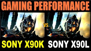 Sony X90K vs Sony X90L  Sony Full Array LED TV 2023  Sony Bravia X90L  Sony X90L Gaming [upl. by Rosmunda]