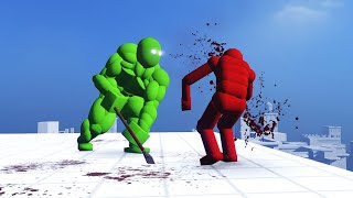 Boxing AI Fight with Weapons in Realistic Simulations with Active Ragdoll Physics [upl. by Ebbie]