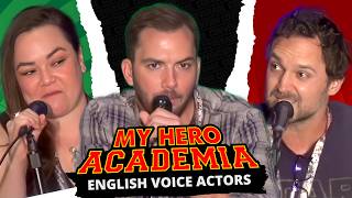 My Hero Academia English Voice Actors Panel SacAnime Summer 2018 [upl. by Gothard]