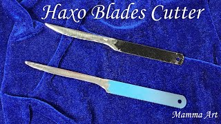 How to make Thermocol Cutting Knife  Cutter from haxo blades at home without grinding machine [upl. by Anihsak730]