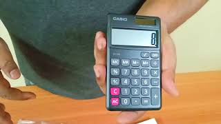 Casio SX 300 Calculator Unboxing  Battery and Solar Powered  Cheap Price Online [upl. by Odnam]