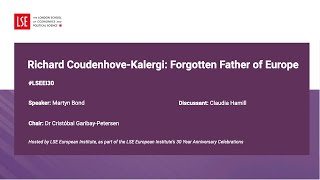 Richard CoudenhoveKalergi Forgotten Father of Europe [upl. by Reinold783]