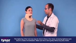 How to wear Tynor Cervical Orthosis Philadelphia [upl. by Salb]