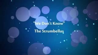 We dont know  The Strumbellas  Lyrics [upl. by Gonzalez]