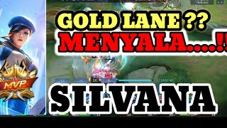 SILVANA GOLD LANE MENYALAmobilelegends solorankpush [upl. by Noillimaxam]