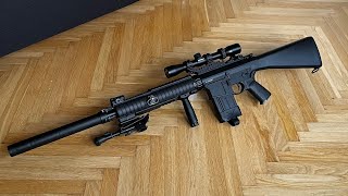 I Built The ENDGAME Airsoft DMR  AampK SR25 AEG [upl. by Nett931]