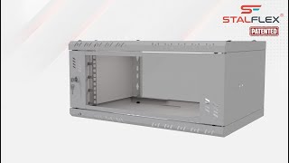 NL Szafa RACK Standard 19 4U 350 grijs glas [upl. by Arlie]