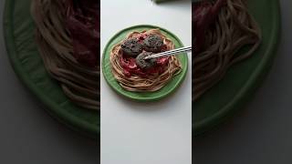 Spaghetti and meatballs cookie🍝 recipes and supplies linked in my bio cookiedecorating asmr [upl. by Quirita570]