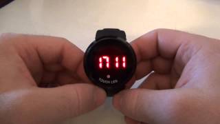 Mode demploi Montre Tactile LED  Touch Time [upl. by Hendrick]