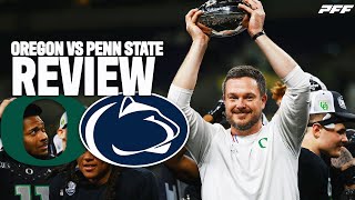 Penn State vs Oregon Review  PFF Grade Release Show [upl. by Kori]