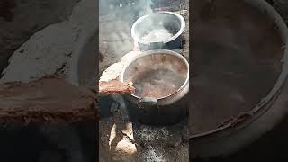 How we prepare millet breadugaliugandan fufuboiled eggsgreensokra amp beeftripeviralshorts [upl. by Barnaby]