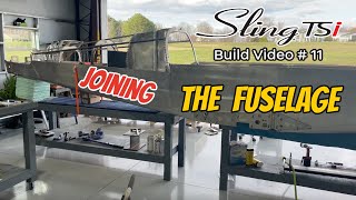 Joining the Fuselage Sling TSi Build Video 11 [upl. by Casper]