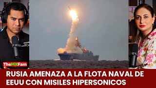 RUSIA APUNTA SUS MISILES ZIRCON A LOS PORTAAVIONES DE EEUU  TheMXFam [upl. by Namaan]