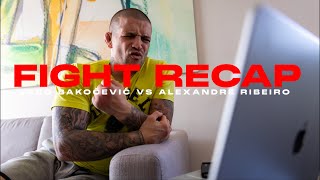 FIGHT RECAP  VASO BAKOČEVIĆ VS ALEXANDRE RIBEIRO [upl. by Ocana]